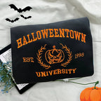 Halloweentown University Embroidered Sweatshirt, Halloween Sweatshirt, Halloweentown University, Pumpkin Shirt, Halloween Shirt For Beloved il_794xN.6167835497_1qve.jpg