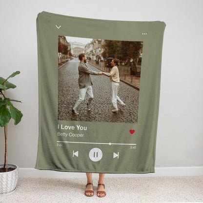 Personalized Music Blanket, Custom Song Photo Blanket,Music Player Blanket, Photo Blanket With Your Song, Christmas Gift, Couple Gifts il_794xN.6177270884_ps5w.jpg
