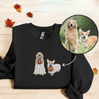 Embroidered Halloween Custom Dog From Your Photo Sweatshirt Crewneck Halloween Dog Shirt Ghost Dog Halloween Hoodie Sweater Spooky Dog il_794xN.6188767698_3b0h_1.jpg