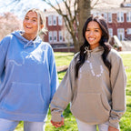 Swirly Sorority Chapter Greek Letter Sweatshirt / Independent Trading Co Hoodie Sweatshirt / Big Little Family Letter Sweatshirts
