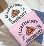 Halloween Town Embroidered Sweatshirt, Vintage Halloween Sweatshirt, Embroidered Halloween Crewneck, Halloween Pumpkin Sweatshirt il_794xN.6193048518_n9yt.jpg