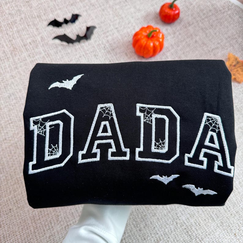 Custom Mama Dada Embroidered Halloween Sweatshirt, Personalized Mom Embroidery Hoodie, Bat Mom Outfit Halloween MAMA Clothing, Mothers Day Gift il_794xN.6207047544_m5us.jpg