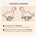 Dinosaur Skaters Sweatshirt, Matching Dinosaur Hoodies, Dinosaur Hoodies, Embroidered Personalized Hoodies For Couples, Couples Gift il_794xN.6214949922_4t6r_1.jpg