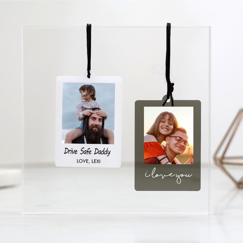 Personalized Photo Car Ornament, Hanging Car Polaroid Any Image, Drive Safe Ornament, Driving Test Pass Gift, Idea First Car Charm Gift il_794xN.6215899550_nj4t.jpg