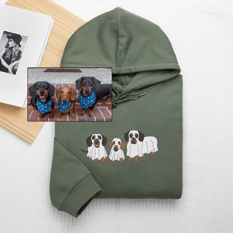Embroidered Halloween Custom Dog From Your Photo Sweatshirt Crewneck Halloween Dog Shirt Ghost Dog Halloween Hoodie Sweater Spooky Dog il_794xN.6224183382_cu42.jpg