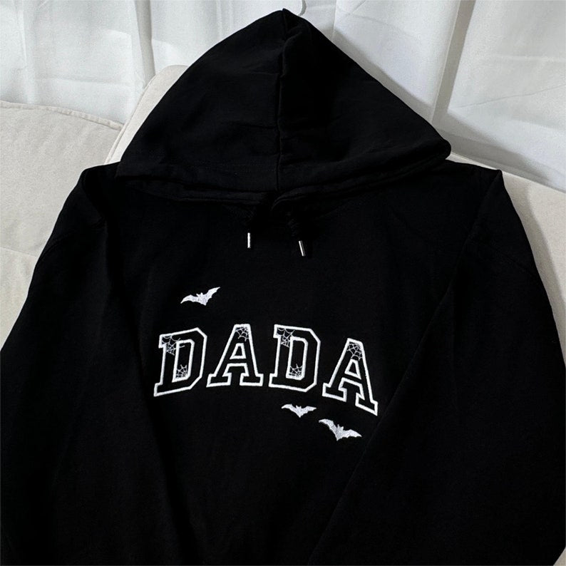 Custom Mama Dada Embroidered Halloween Sweatshirt, Personalized Mom Embroidery Hoodie, Bat Mom Outfit Halloween MAMA Clothing, Mothers Day Gift il_794xN.6234191064_28iy.jpg