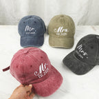 Personalized Mr. And Mrs. Embroidered Hat | Custom Couple Caps | Unstructured Dad Hat | Just Married Cap | Honeymoon Hats il_794xN.6244568318_lo1y.jpg