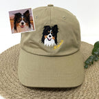 Custom Embroidered Pet Hat, Personalized Dog Portrait Hat, Dog Face, Cat Face, Custom Dog Hat, Custom Cat Hat, Matching Couple Hat il_794xN.6259777040_8q64.jpg