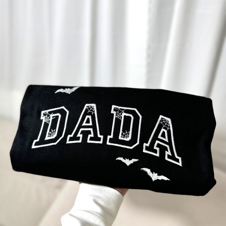 Custom Mama Dada Embroidered Halloween Sweatshirt, Personalized Mom Embroidery Hoodie, Bat Mom Outfit Halloween MAMA Clothing, Mothers Day Gift il_794xN.6282252353_l6ai.jpg