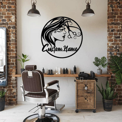 Custom Hair Stylist Metal Sign: Salon Decor, Hairdresser Gift il_794xN.6285323949_gvdl.jpg