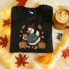 Just a Fall Goose Shirt, Autumn Hoodiee - Sweatshirt, Fall Vibes Sweatshirt,Silly Goose Tee, Goose Thanksgiving Gift
