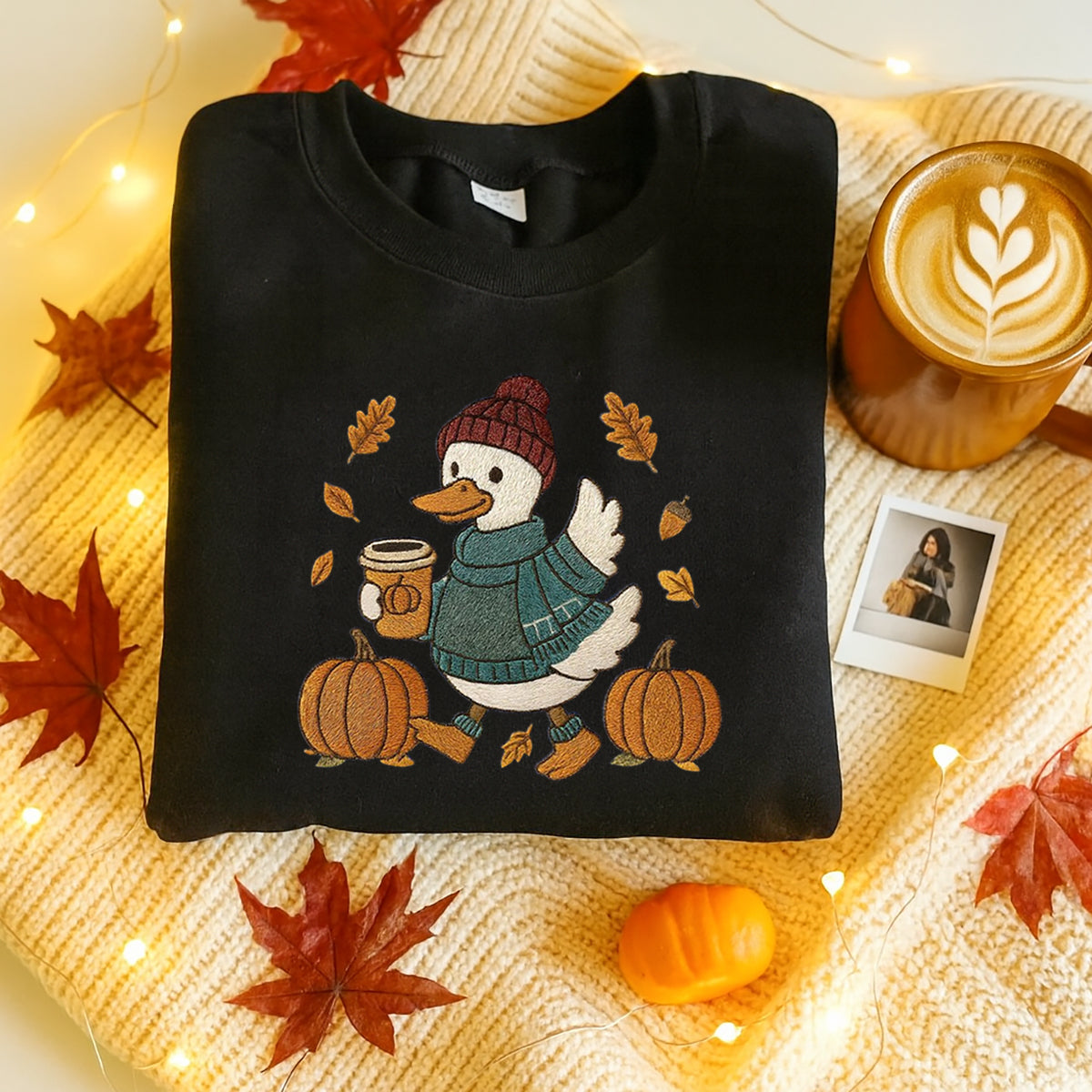 Just a Fall Goose Shirt, Autumn Hoodiee - Sweatshirt, Fall Vibes Sweatshirt,Silly Goose Tee, Goose Thanksgiving Gift