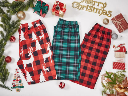 Christmas Pants For Family,Buffalo Plaid Pants,Matching Christmas Pants, Xmas Eve Family Pajamas Toddler,Mommy And Me,Family Women Men il_794xN.6302426692_7h0k.jpg