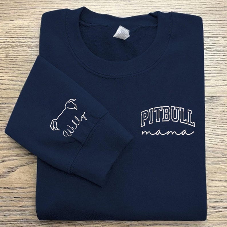 Embroidery Pitbull Mama Sweatshirt,Embroidered Pitbull Mom Sweatshirt,Pitbull Gifts, Dog Gift, Personalized Dog Shirt, Dog Breeds, Dog Gifts il_794xN.6325564288_1sca.jpg