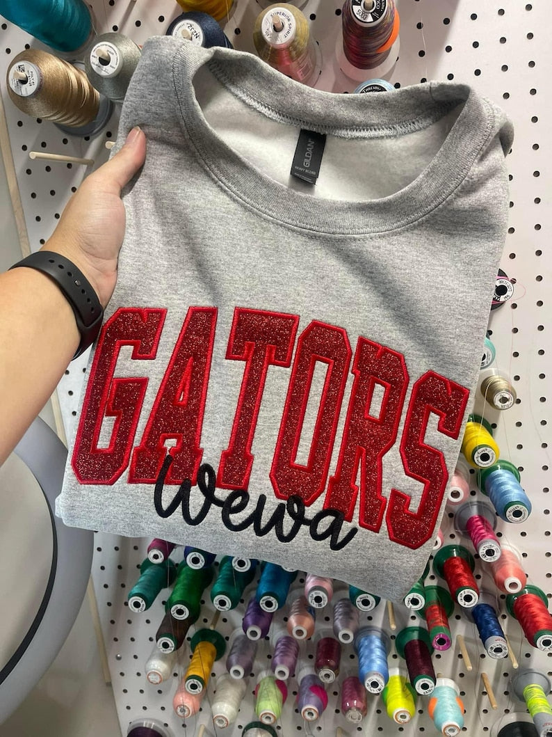 Custom School/Mascot Glitter Applique Embroidered Sweatshirt il_794xN.6329362100_g4zf.jpg