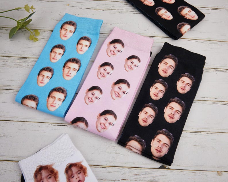 Custom Face Socks with Picture, Personalized Smiley Photo Socks, Funny Socks with face,Funny Sock gag Gifts for Men Women il_794xN.6337940884_d55o.jpg