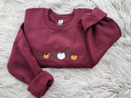 Enchanted Fall Pumpkins Embroidered Crewneck - Pumpkin Patch Crewneck - Autumn Style- Pumpkin Forest - T-Shirt - Sweatshirt - Hoodie