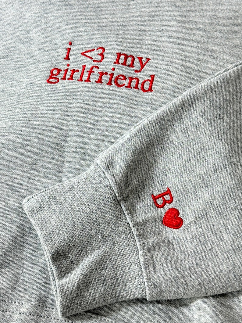 Custom Embroidered i love my girlfriend Couple Matching Initial Hoodie | Personalized Valentines Day Anniversary Gift for Him il_794xN.6353420419_8pil.jpg