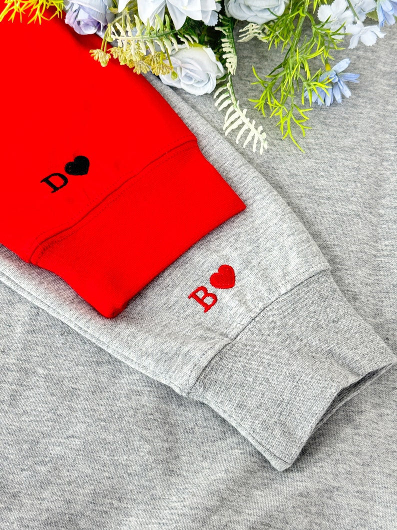 Custom Embroidered i love my girlfriend Couple Matching Initial Hoodie | Personalized Valentines Day Anniversary Gift for Him il_794xN.6353420423_4p1f.jpg