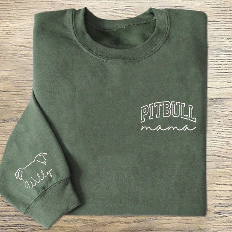 Embroidery Pitbull Mama Sweatshirt,Embroidered Pitbull Mom Sweatshirt,Pitbull Gifts, Dog Gift, Personalized Dog Shirt, Dog Breeds, Dog Gifts il_794xN.6373631703_qzv8.jpg