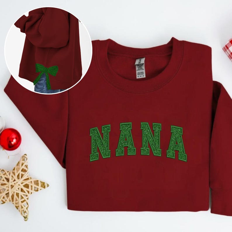 Embroidered Custom Text with Bow Side Sweatshirt, Side Bow Applique Sweatshirt, Giltter Bow Hoodie, Girly Coquette Shirt, Personalized Name il_794xN.6374685486_bcub.jpg