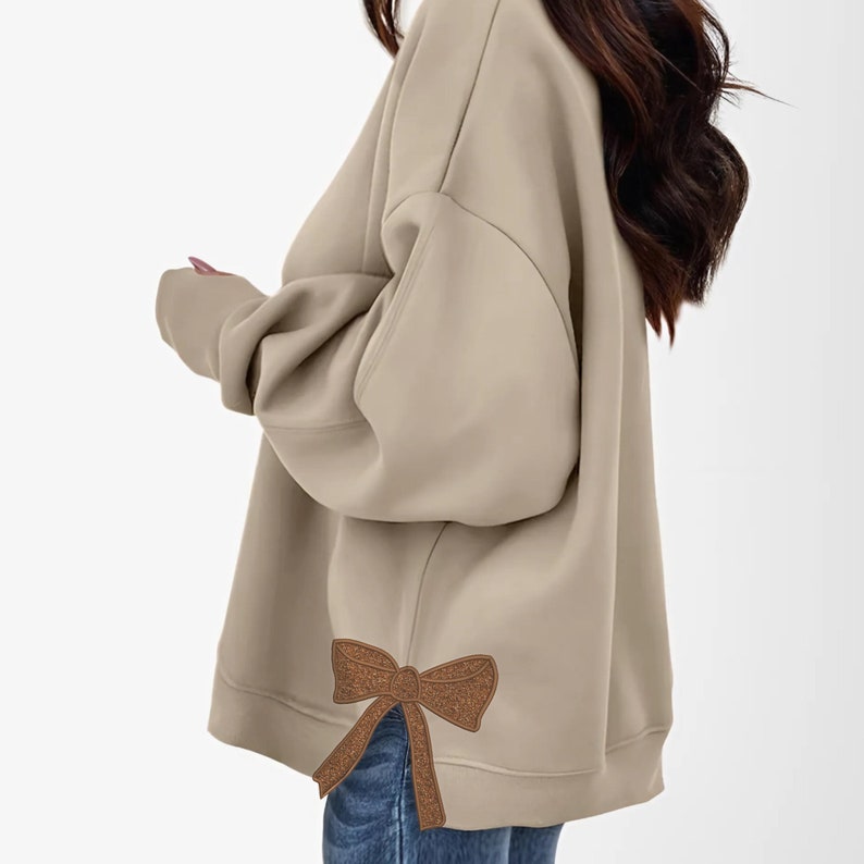 Embroidered Custom Text with Bow Side Sweatshirt, Side Bow Applique Sweatshirt, Giltter Bow Hoodie, Girly Coquette Shirt, Personalized Name il_794xN.6374699954_r51f_fe27453c-c374-4ebd-8045-82e48cb0ec07.jpg