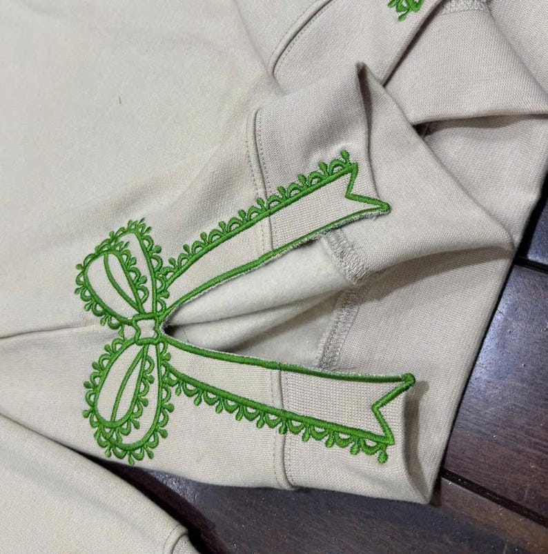 Embroidered Senior Bow Sweatshirt, Senior Coquette Bow Side Bow Applique Sweatshirt, Custom Grad Year Embroidered Bow Crewneck il_794xN.6377313038_bg7y.jpg