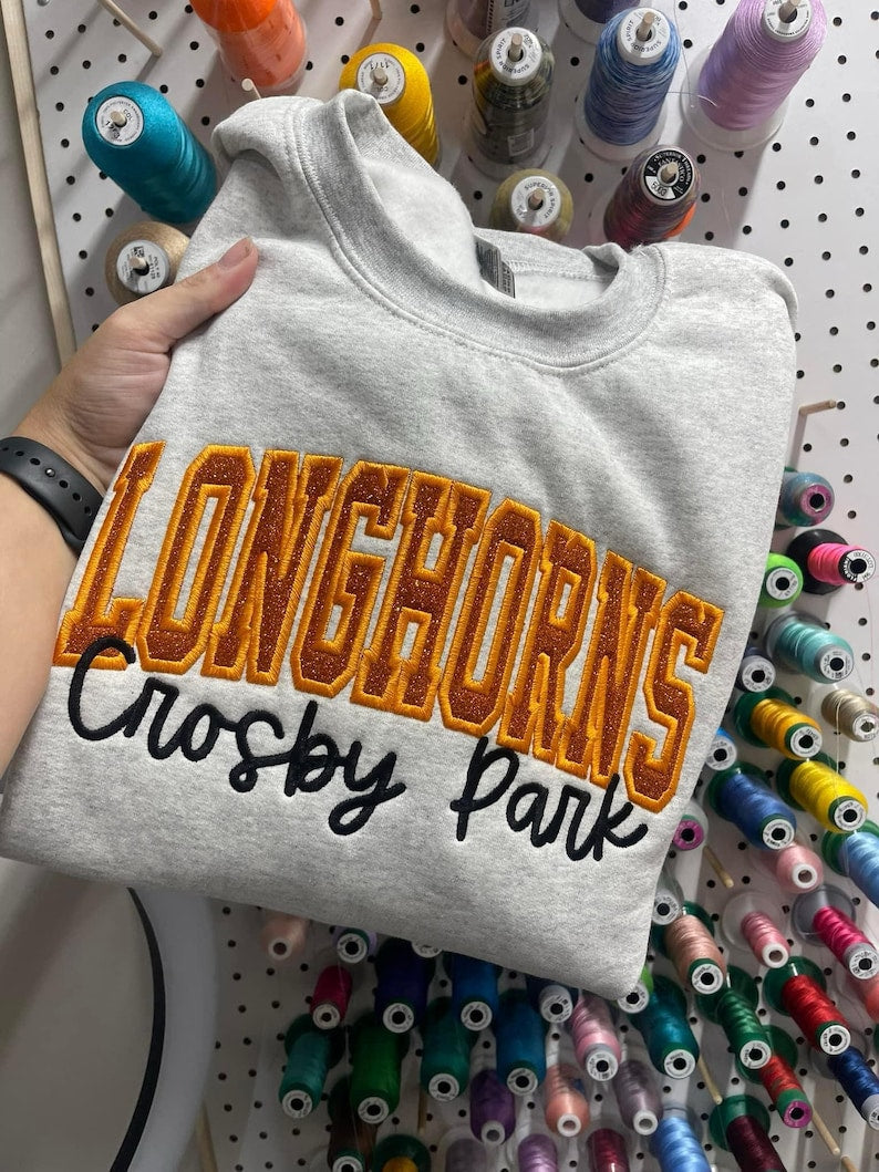 Custom School/Mascot Glitter Applique Embroidered Sweatshirt il_794xN.6377434051_j5qs.jpg