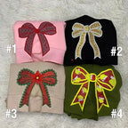 Senior Coquette Bow Embroidered Sweatshirt | Side Bow Applique Hoodie| Christmas Bow Sweatshirt | Glitter Christmas Sweatshirt il_794xN.6378160556_iiyw_1.jpg