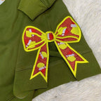 Senior Coquette Bow Embroidered Sweatshirt | Side Bow Applique Hoodie| Christmas Bow Sweatshirt | Glitter Christmas Sweatshirt il_794xN.6378160560_of9d_1.jpg