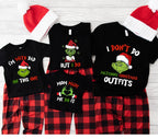The Grinchy Christmas Family Matching Shirts, Family Men Funny shirt, I Don't Do Matching Christmas Outfits, But I Do Tee, Christmas gifts