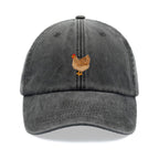 Chicken Baseball Cap Vintage Washed Cotton Unisex Dad Hat Adjustable Funny Faded Sports Sun Bird Summer Holiday Funny Farm Farmer
