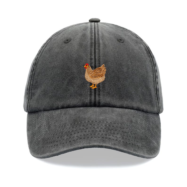 Chicken Baseball Cap Vintage Washed Cotton Unisex Dad Hat Adjustable Funny Faded Sports Sun Bird Summer Holiday Funny Farm Farmer