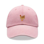 Chicken Baseball Cap Vintage Washed Cotton Unisex Dad Hat Adjustable Funny Faded Sports Sun Bird Summer Holiday Funny Farm Farmer