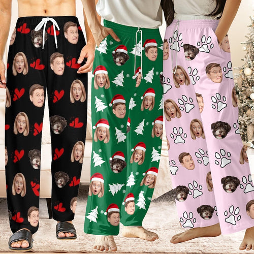 Custom Face Pajama Pants,Personalized Pajama Trousers for Men Women,Custom Pet Face Photo Couple Pajama Pants,Birthday Gift il_794xN.6417304781_9crx.jpg