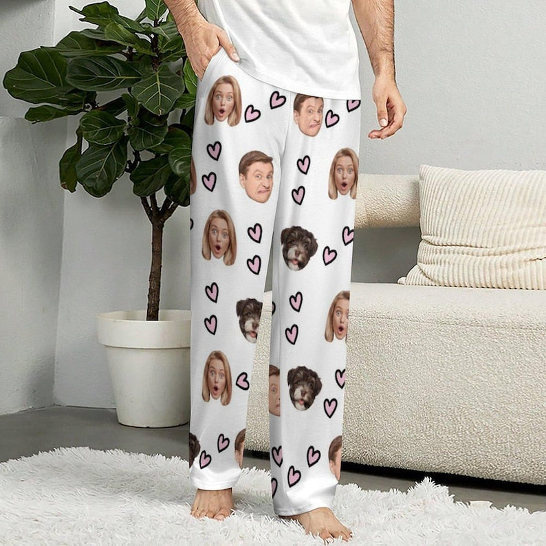 Custom Face Pajama Pants,Personalized Pajama Trousers for Men Women,Custom Pet Face Photo Couple Pajama Pants,Birthday Gift il_794xN.6417308355_8tps.jpg