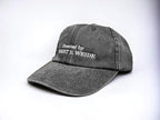 Directed By Robert B. Weide Embroidered Cap || Vintage Style Washed Low Profile Dad Cap 6 Panel Curb Meme Dadcap || Colourway Customisable
