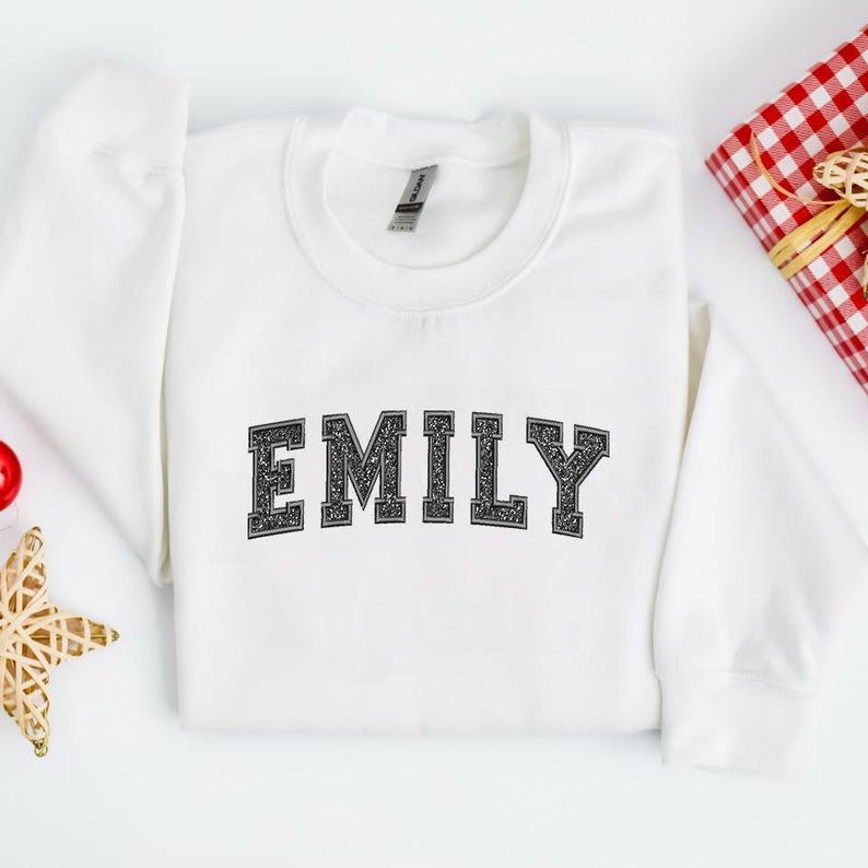 Embroidered Custom Text with Bow Side Sweatshirt, Side Bow Applique Sweatshirt, Giltter Bow Hoodie, Girly Coquette Shirt, Personalized Name il_794xN.6422770891_2krr.jpg