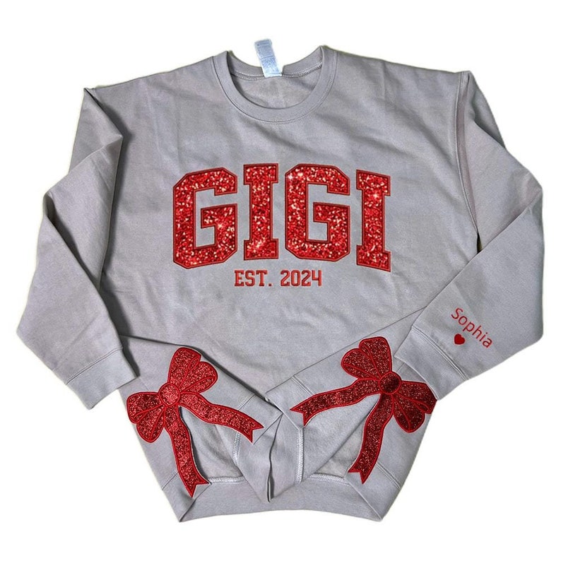 Glitter Gigi Est Claus Embroidered Mimi, Grandma Christmas Bow Embellished Sweatshirt Custom Side Bow Cut-Out Sweatshirt, Christmas Gigi il_794xN.6425160919_dgp7.jpg
