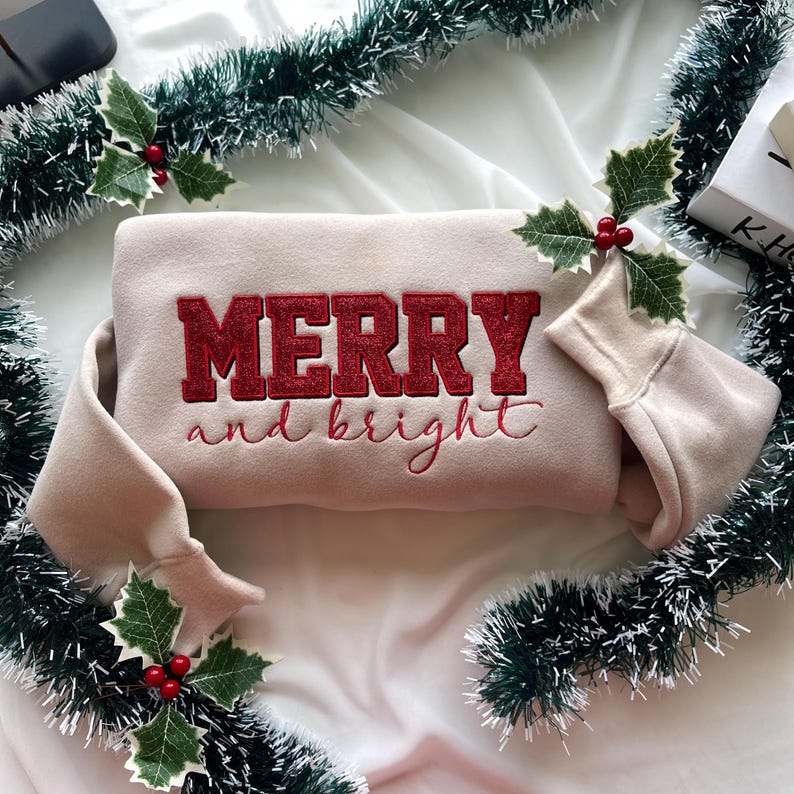 Side Candy Cane Applique Embroidery Sweatshirt, Side Bow Glitter Sweatshirt, Christmas Bow Gift il_794xN.6425196363_pre2_64bc298e-cfd1-4e4c-8929-0471fd7a196d.jpg
