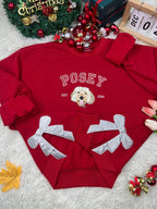 Custom Pet Face and Name Embroidered Sweatshirt From Photo, Embroidered Side Bow Sweatshirt, Est Hoodie, Dog Owner Gift Idea il_794xN.6429947001_1t21.jpg