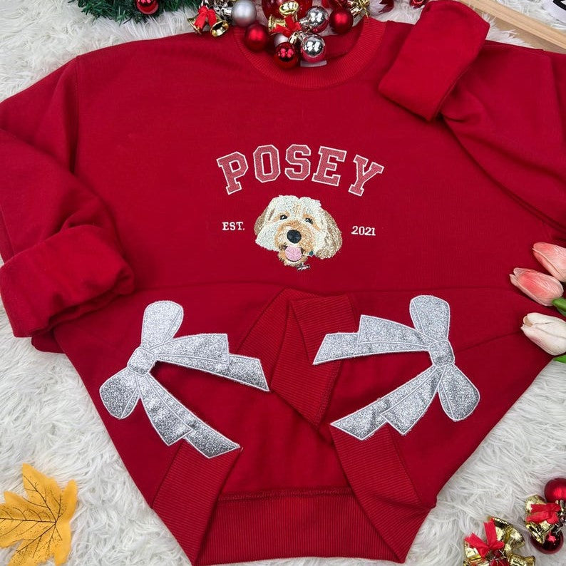 Custom Pet Face and Name Embroidered Sweatshirt From Photo, Embroidered Side Bow Sweatshirt, Est Hoodie, Dog Owner Gift Idea il_794xN.6429947001_1t21_e4cd5b58-4cfb-4273-a9e6-d67aa7851ea5.jpg