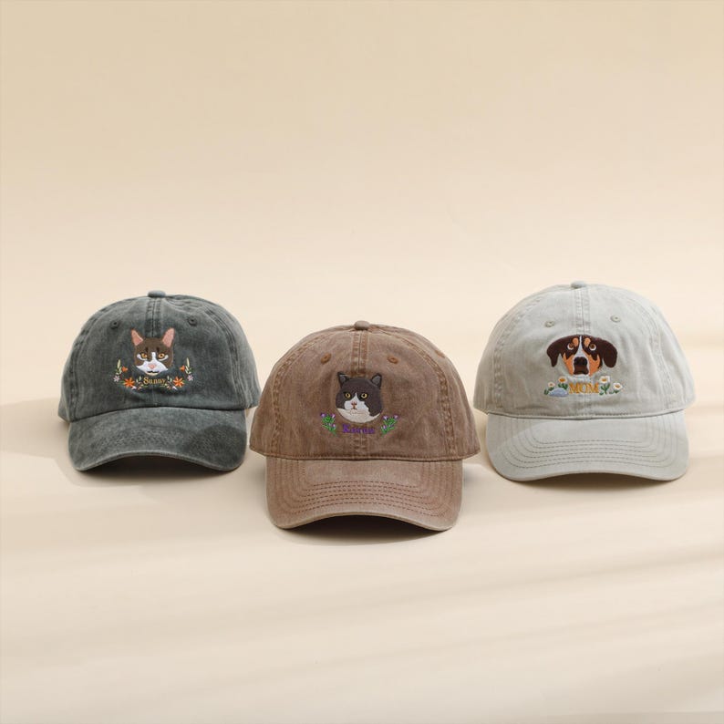 Custom EMBROIDERED Pet Hat Using Pet Photo Personalized Dog Hat Custom Cat Hat Custom Pet Cap Dog Hat Custom Dog Baseball Cap Dog Mom Hat il_794xN.6445089939_6w67.jpg?v=1744342695