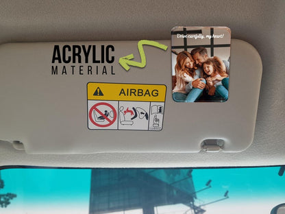 Add Your Own Photo Car Visor Clip, Sun Visor Picture Clip, Car Photo Decor, Family Portrait Sun Visor Clip, Picture Frame for Car Gift il_794xN.6446432864_88lc.jpg