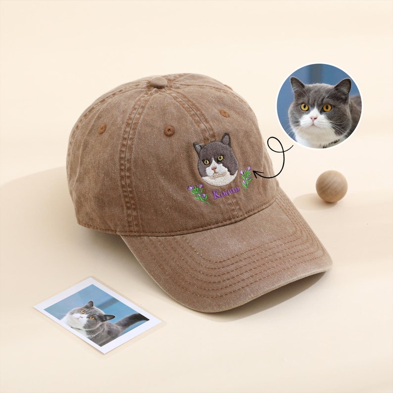 Custom EMBROIDERED Pet Hat Using Pet Photo Personalized Dog Hat Custom Cat Hat Custom Pet Cap Dog Hat Custom Dog Baseball Cap Dog Mom Hat il_794xN.6514078385_3g6i.jpg?v=1744342695