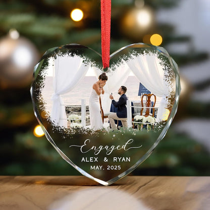 Engagement GLASS Ornament,Married Ornament,Personalization Marriage Proposal Gift,Our First Christmas Engaged Photo Ornament,Gift For Couple il_794xN.6526467910_e0fd_200dd0ae-0361-4624-883b-37b0ed7aa6d7.jpg
