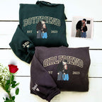 Embroidered Couple Photo Hoodie | Personalized His And Her Sweatshirt | 2nd Anniversary Gift For Couples | Boyfriend Gifts il_794xN.6534449834_j1mu.jpg