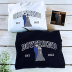 Embroidered Couple Photo Hoodie | Personalized His And Her Sweatshirt | 2nd Anniversary Gift For Couples | Boyfriend Gifts il_794xN.6534449914_h2wp.jpg