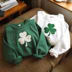 Embroidered St. Patrick's Day Sweatshirt, Irish Shamrock Sweatshirt, Saint Patricks Day Sweatshirt Women, St Patricks Hoodie, St Patricks il_794xN.6565059798_oya9.jpg
