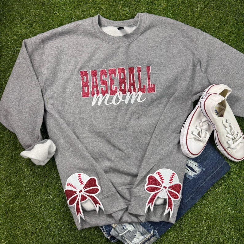 Baseball Mom Glitter Embroidered Sweatshirt with Side Bows Personalized Sweatshirt For Mom , Mom Shirt il_794xN.6570666138_k9t7.jpg